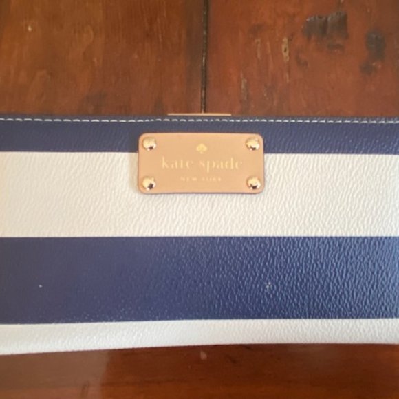Kate Spade Striped Wallet - Picture 1 of 7